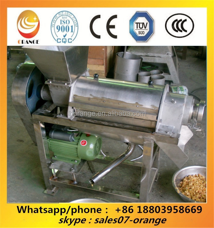 304Stainless steel fruit / vegetable crusher and juicer/cactus tomato spiral juicer extruding machine