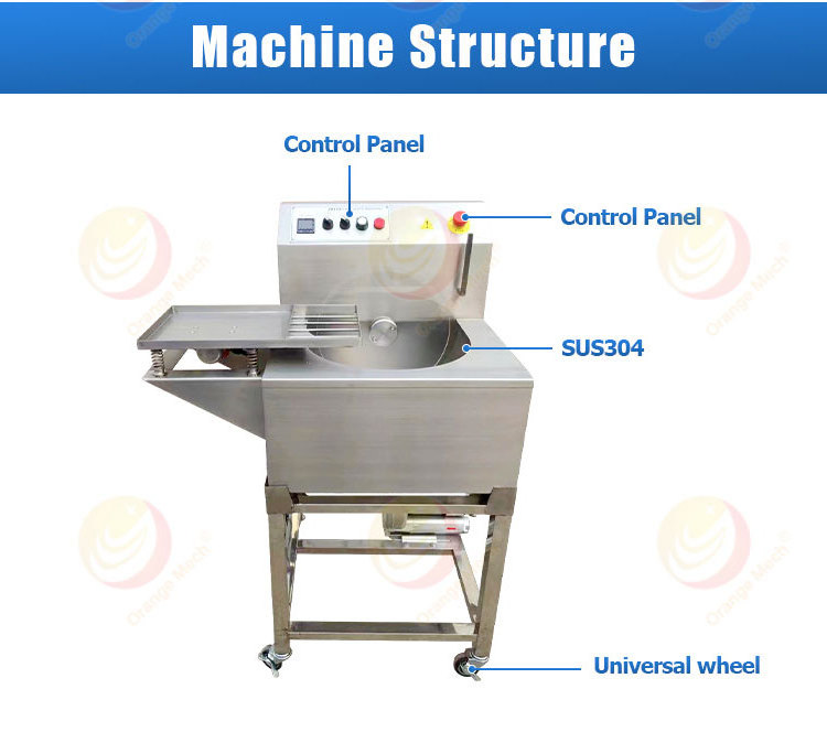 Easy to Operate Commercial Large 10kg Melt Spread Chocolate Making Machine Continuous Temper Machine