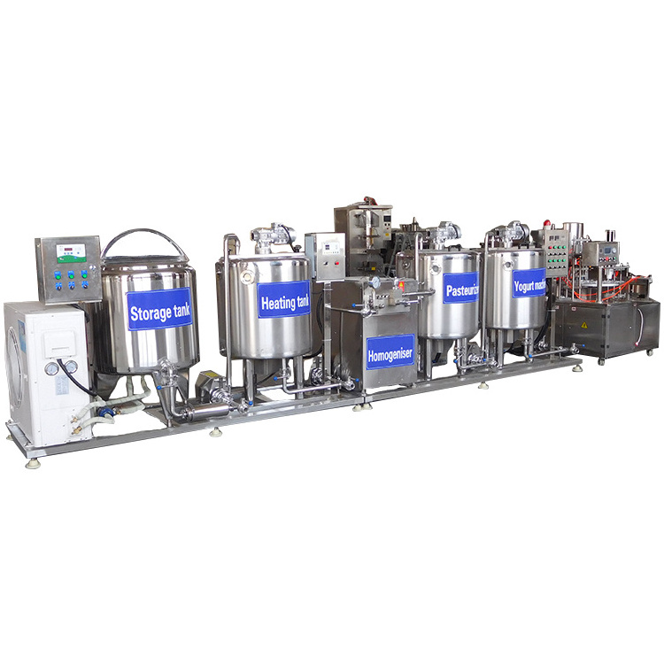 Yogurt production line pasteurization amd fill in yogurt making equipment