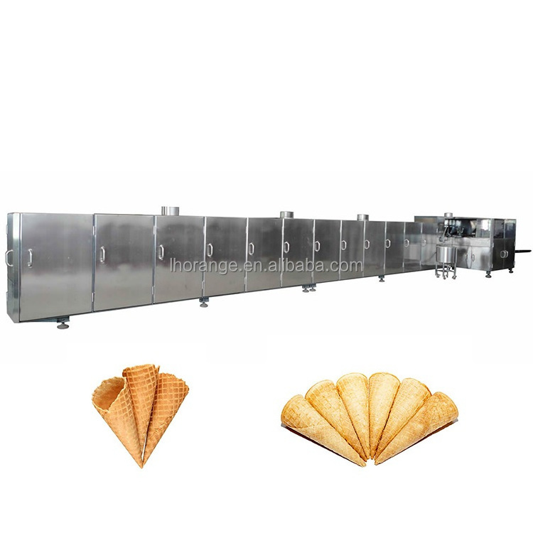 Semi Automatic Waffle Ice Cream Cone Wafer Biscuit Making Machine