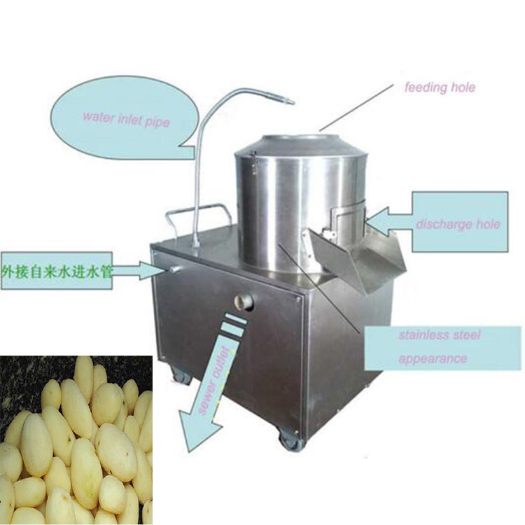 Automatic potato peeling machine Automatic potato peeling machine with good quality and price