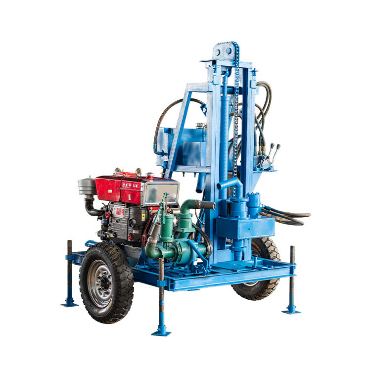 2024 hot selling 22hp diesel engine water well drilling rigs water well drilling equipment