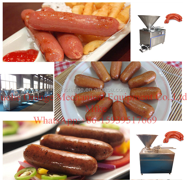 Automatic Electric Sausage Stuffer Machine Industrial Vacuum Sausage Filler Stuffer