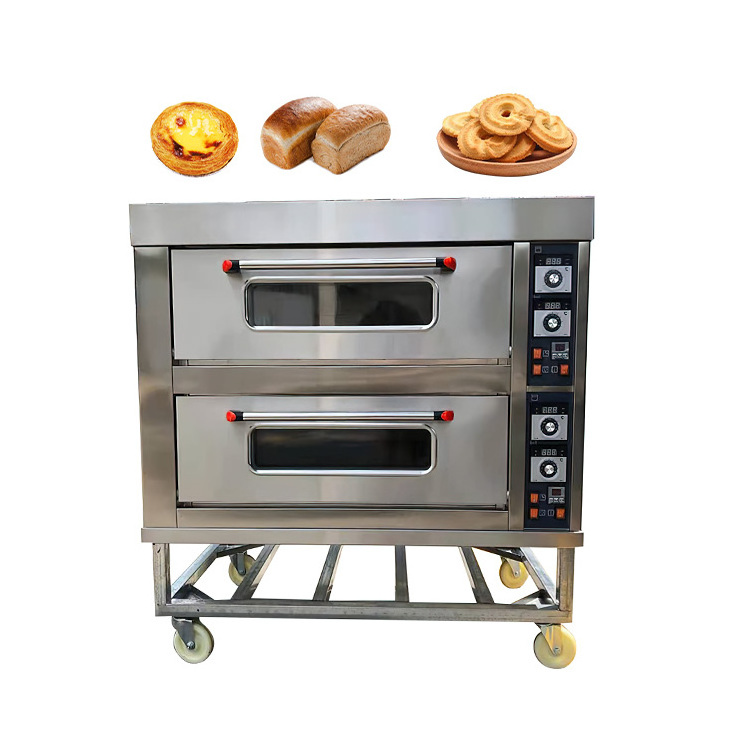 Bakery Electric Big 1 Deck 2 Tray 32 Tray 3 Deck 9 Tray Professional French Bread Bake Oven Price