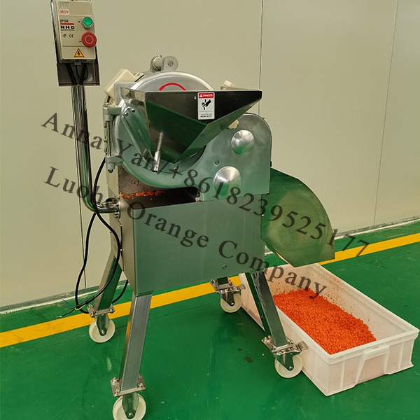 SUS304 automatic 3-20mm potato mango cucumber apple dice cutting machine