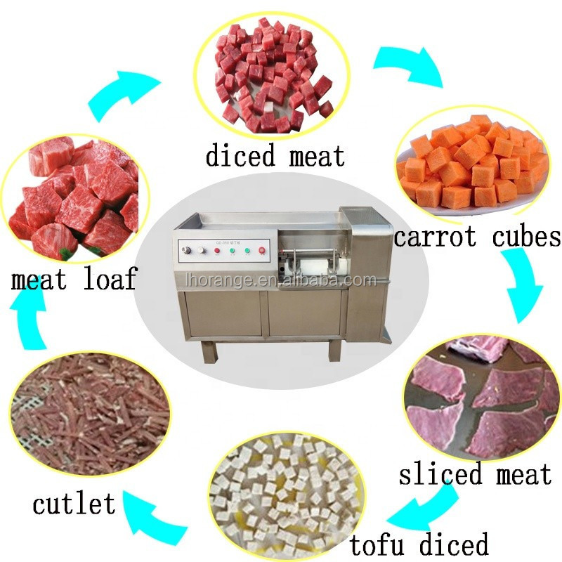 Commercial Beef Cutting Machine Frozen Meat Cube Cutter Chicken Meat Cutting Machine Price