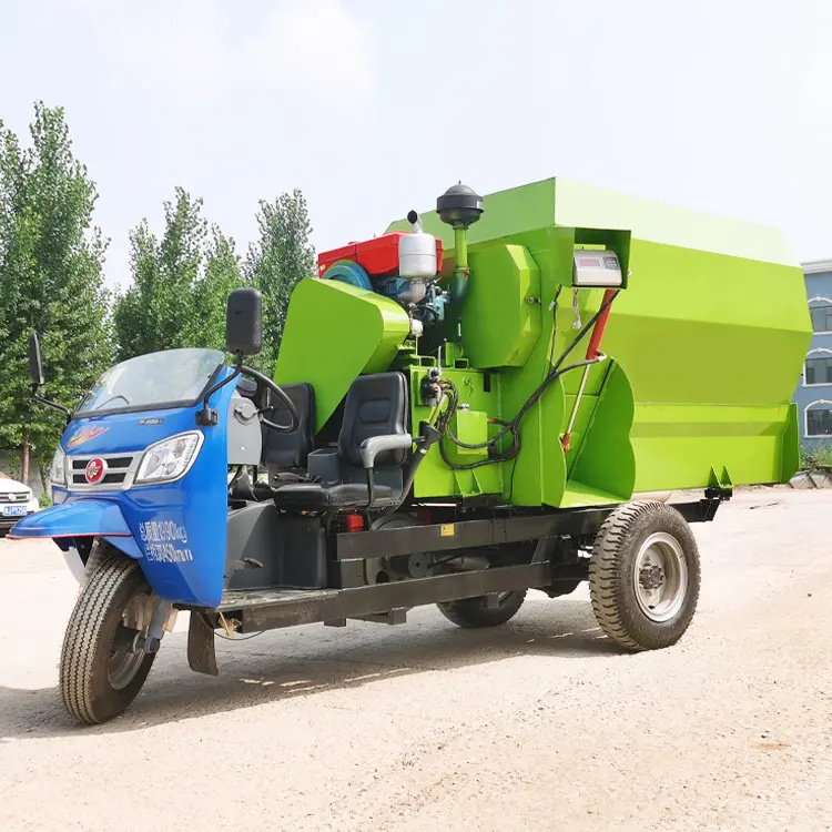 ORME  automatic PTO 10CBM 18CBM horizontal cow cattle TMR feed mixer for sale