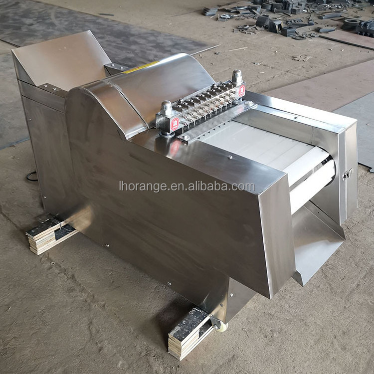 Frozen beef cutter automatic chicken cutting machine meat cube cutting machine goat meat dicer pork meat cutting machine