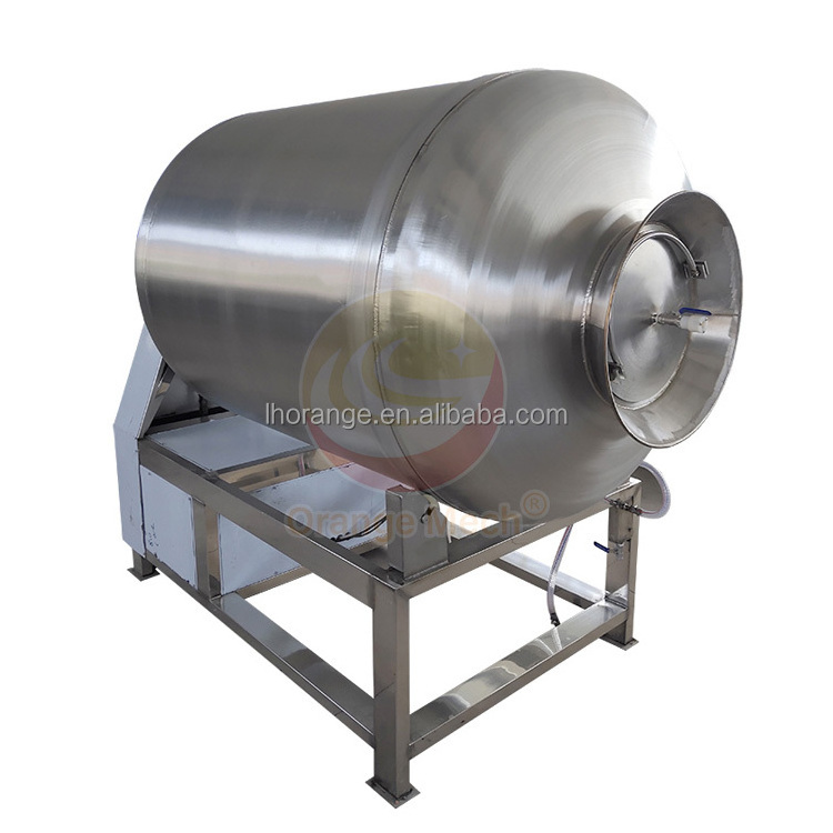 Stainless steel meat chicken tumbler marinade vacuum tumbling marinating machine