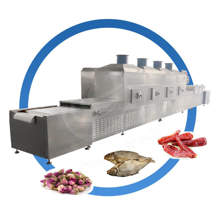 ORME Industrial Small Business Cashewnut Duck Flakes Fish Cryanthenum Microwave Dry Machine for Best Quality