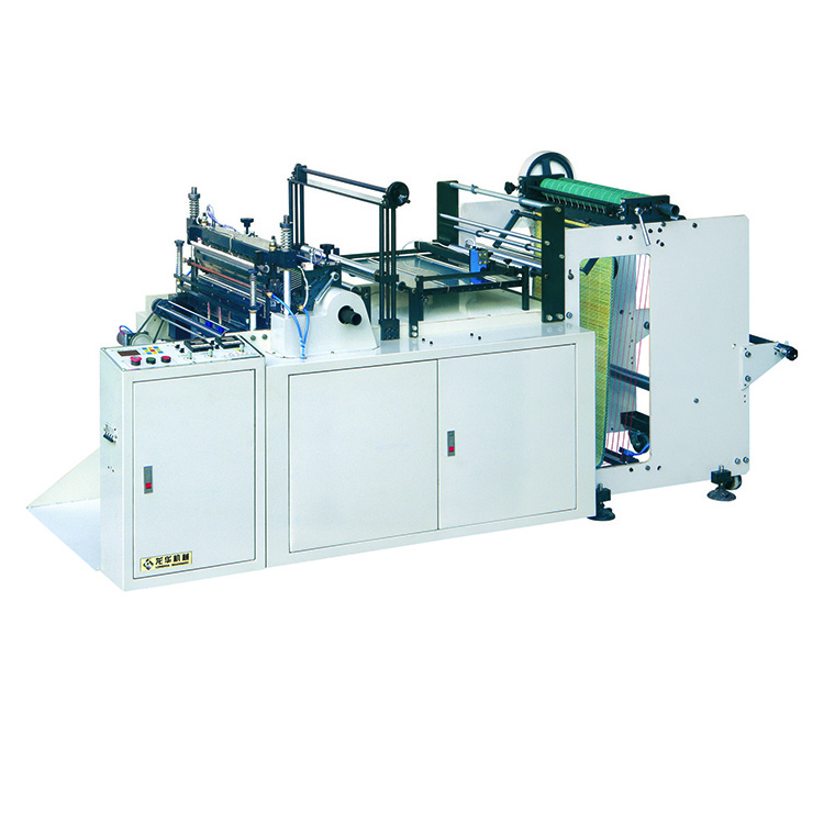 HDPE LDPE PE Biodegradable  Patch Carry Polythene Garbage T-Shirt Shopping Plastic Bag Making Machine Price