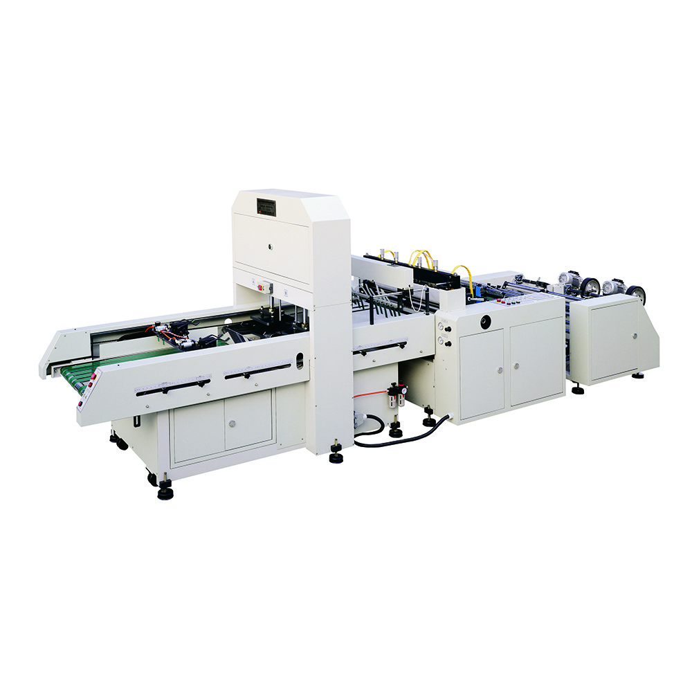 Automatic two-line hot sealing hot cutting T-shirt  bag forming machine plastic bag making machine