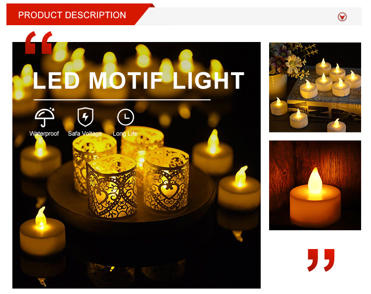 Diwali Lights Wholesale LED Tea Light Candles Flickering Bright Tea Lights Battery Operated Candles Flameless Candles