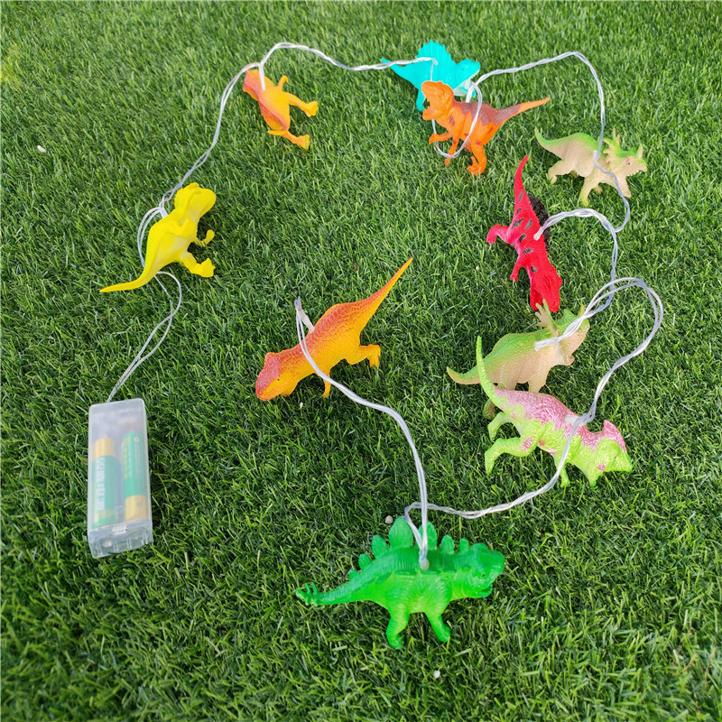 10 led dinosaur string lights for children room decoration string lights