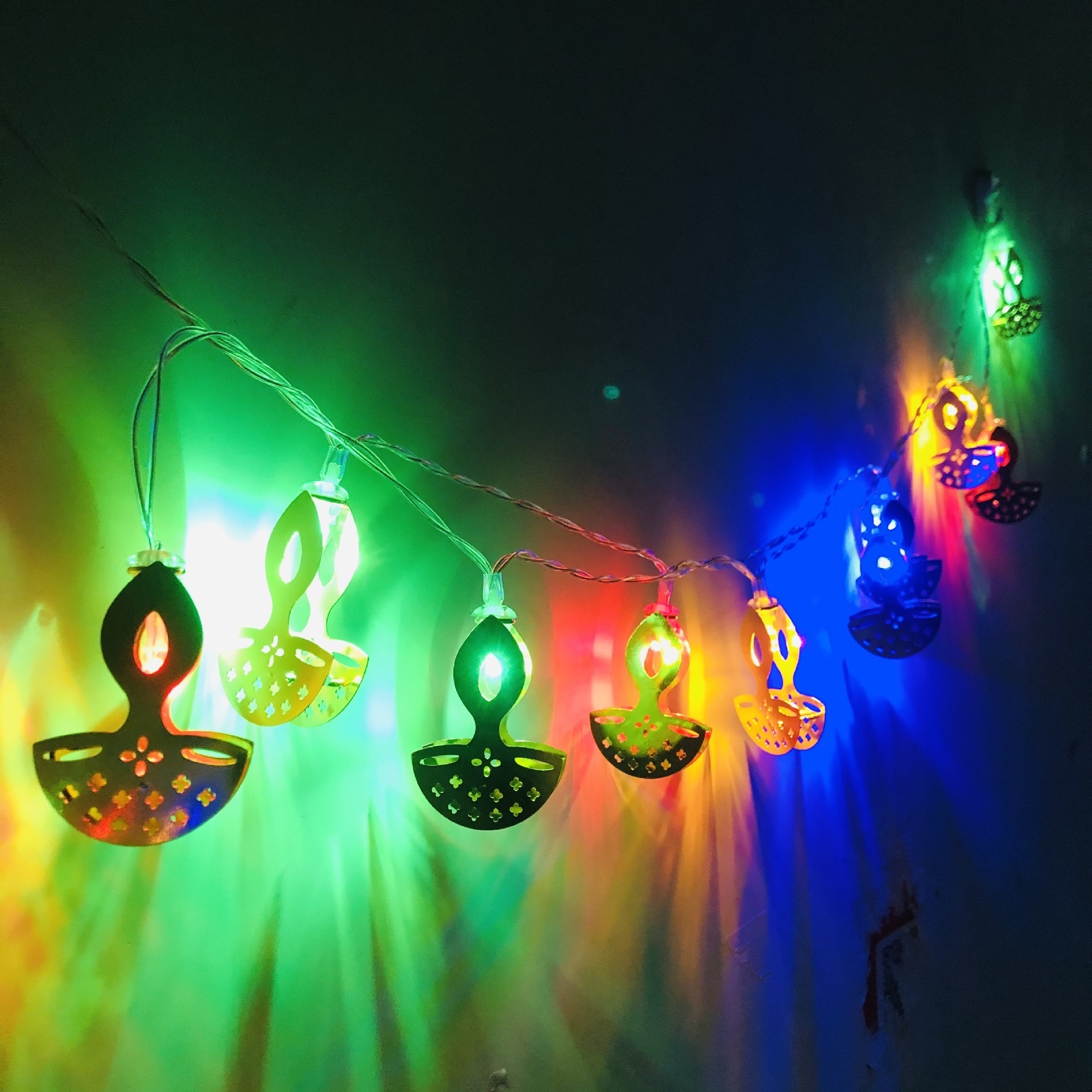 Diwali String Lights Decorative Starry String Led Festival Lights Diya Fairy Lights Diya For Diwali