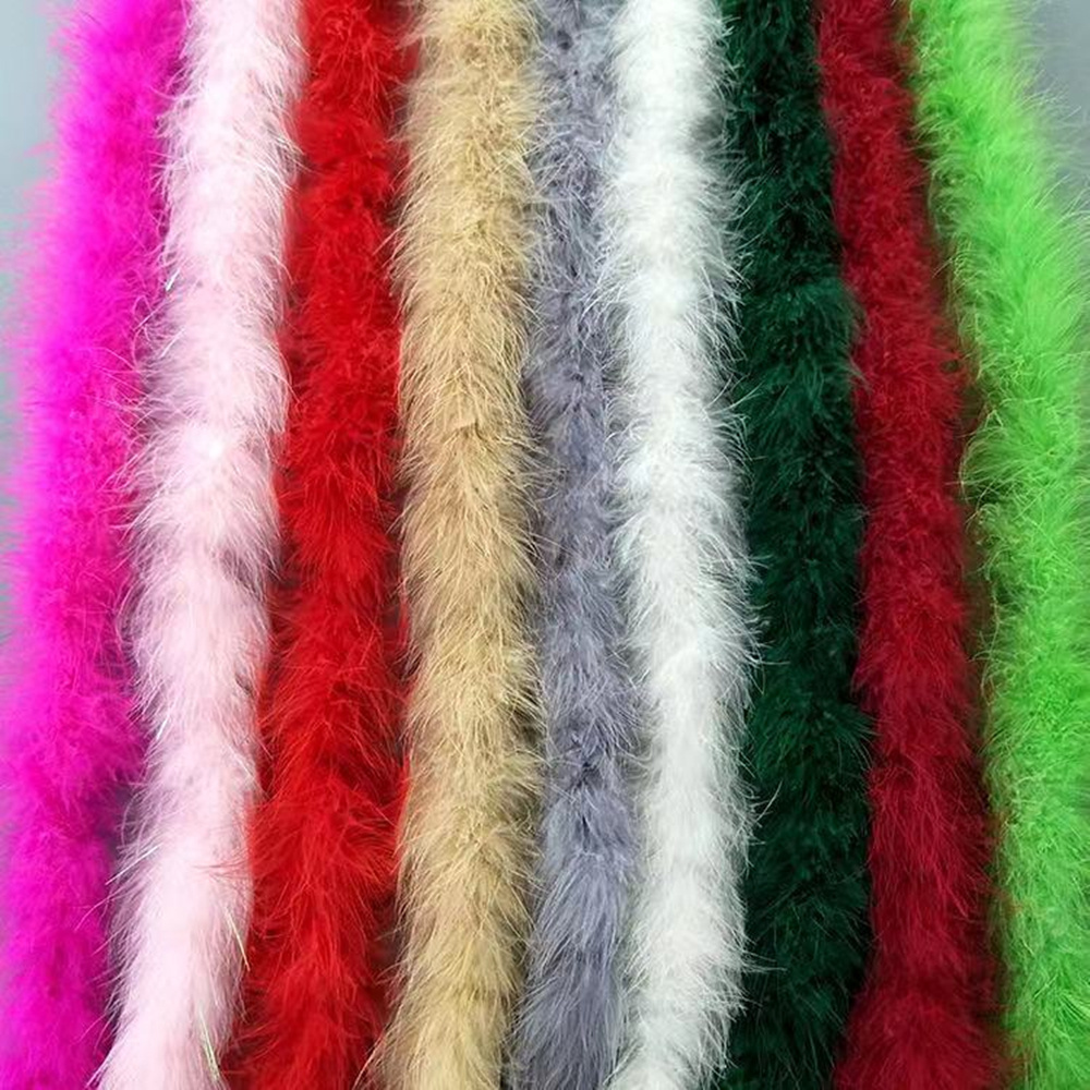 Wholesale Sewing Dress Feathers Ostrich Boa Multi-Ply For Women Dress Clothing Party Decor