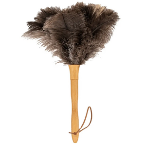 mini  chinese good quality ostrich feather duster black fluffy with feather duster cleaning