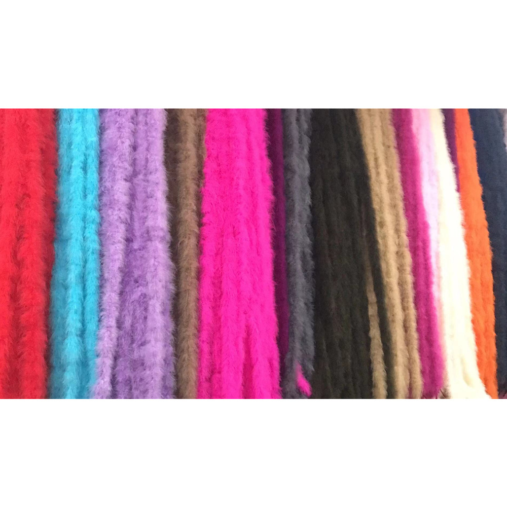 Wholesale Sewing Dress Feathers Ostrich Boa Multi-Ply For Women Dress Clothing Party Decor