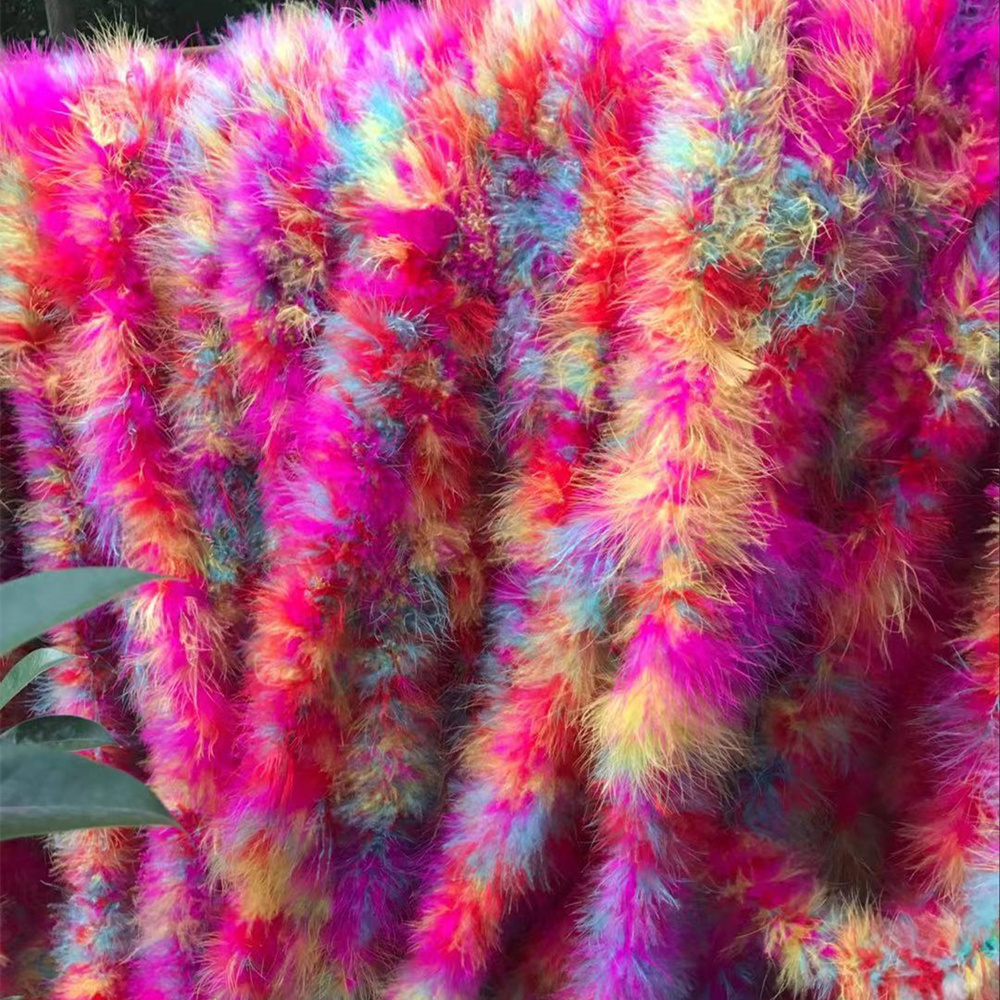 Wholesale Sewing Dress Feathers Ostrich Boa Multi-Ply For Women Dress Clothing Party Decor