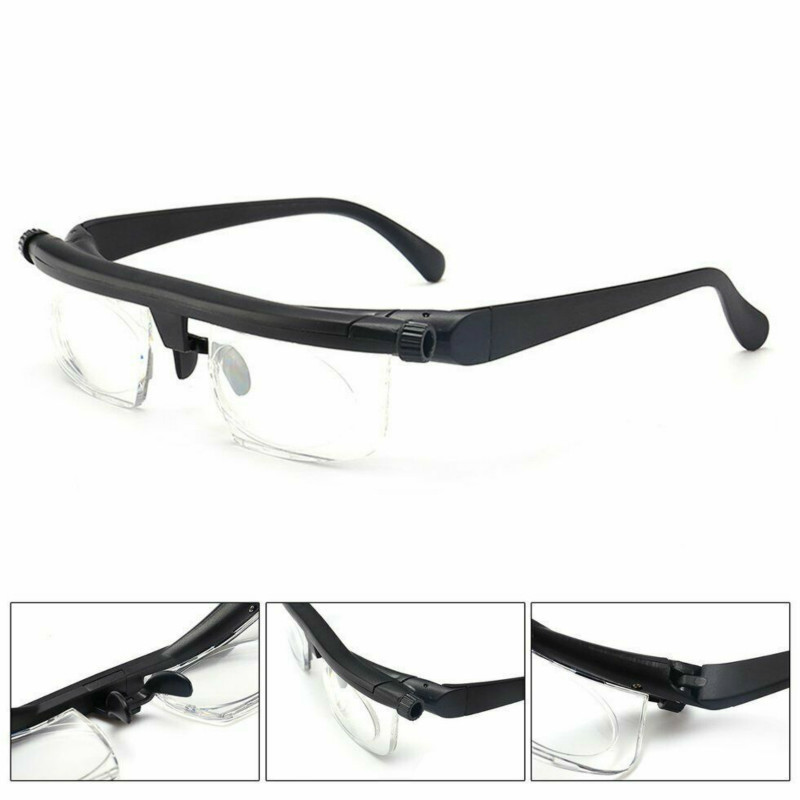 Focus Adjustable Lens Reading Myopia Glasses Men Women Variable Vision Strength Male Female Glasses Correction Binocular Gafas