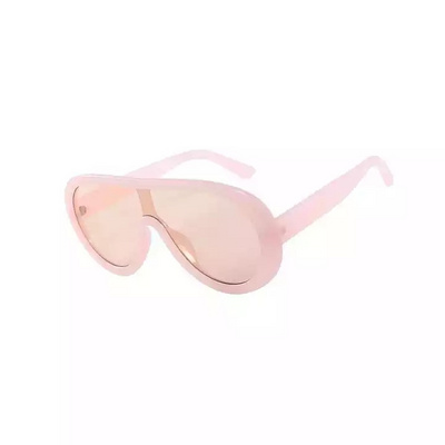 Wholesales Shades Big Frame Smoke Uv400 Lens Rimless Oversized Sunglasses 2022