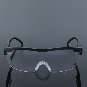 Blue Light Blocking +2.50 Degree Big Vision Chargeable Led Light Reading Glasses 1.6 Times Magnifying Glasses