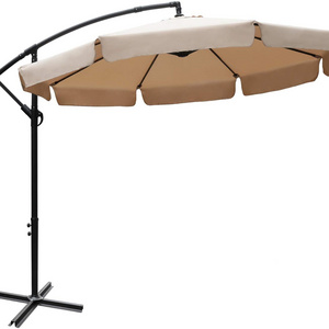 Offset Hanging Umbrellas 9 FT Outdoor Market Umbrella with flap for Garden