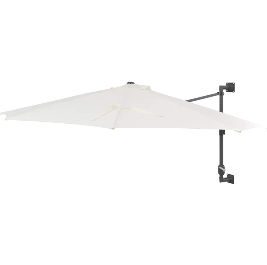 Adjustable wall mounted windproof umbrellas for balcony