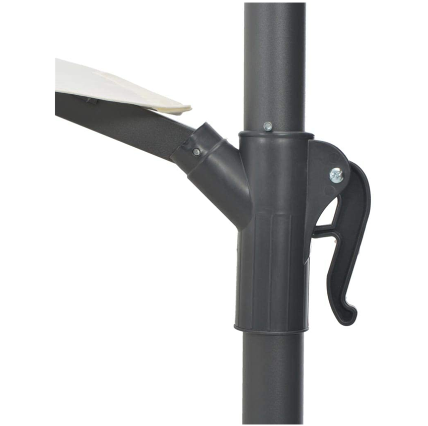 Adjustable wall mounted windproof umbrellas for balcony