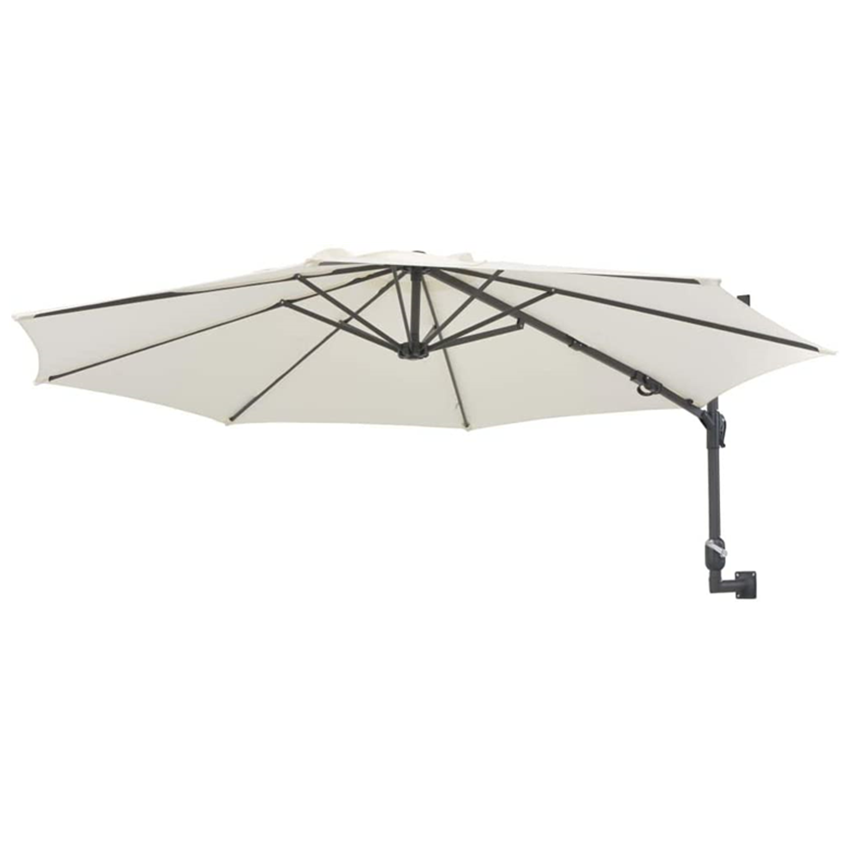 Adjustable wall mounted windproof umbrellas for balcony