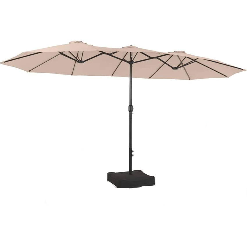 14FT or 15FT Garden Commercial Unique Patio Double Sided Market Umbrellas