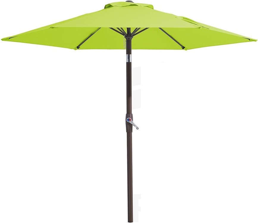 Push Button Tilt/Crank Outdoor Umbrella for Garden, Deck, Backyard, Pool and Beach