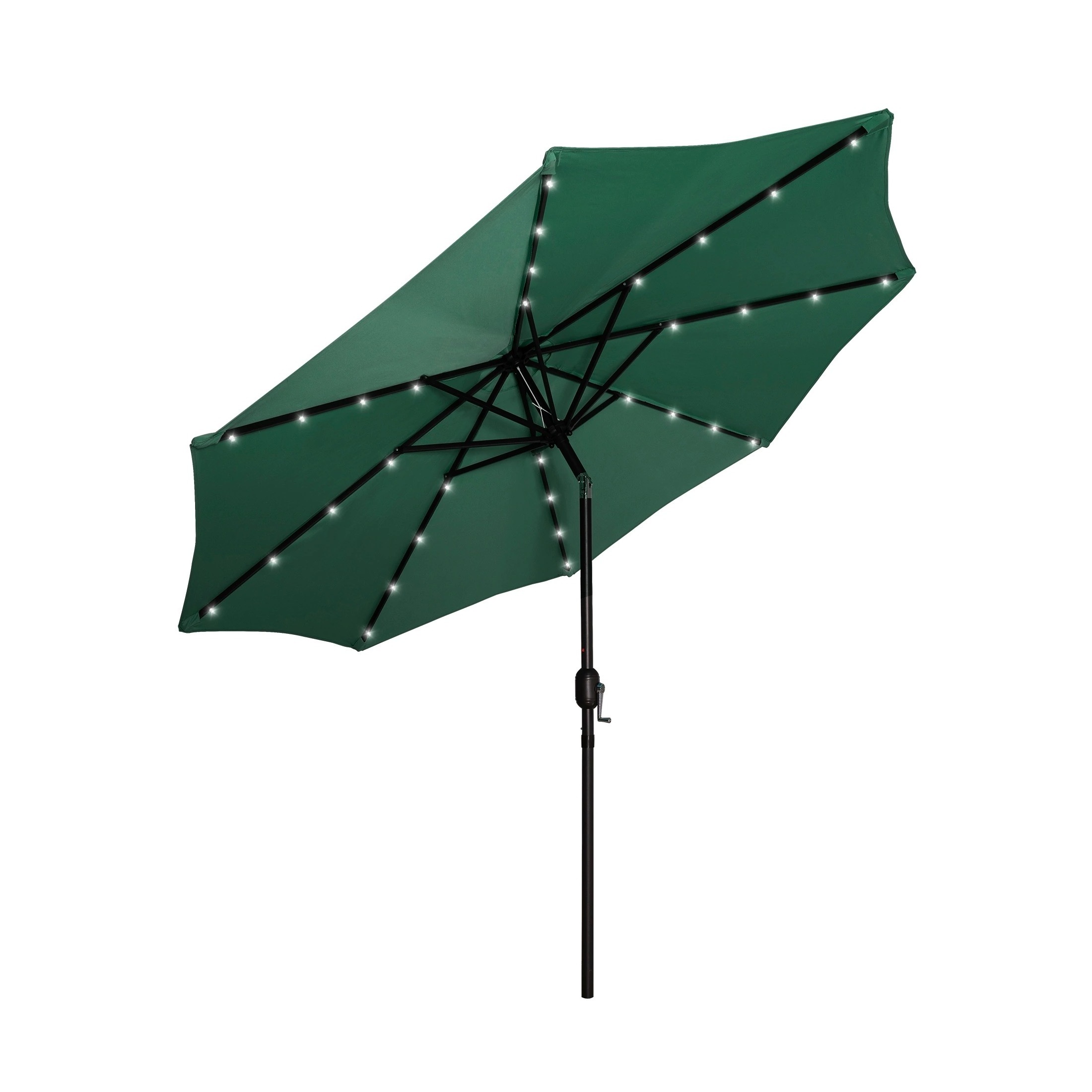 Outdoor Garden Steel Parasol Umbrella Garden Sun Shaded Parasol Patio Umbrella With Bases Parts