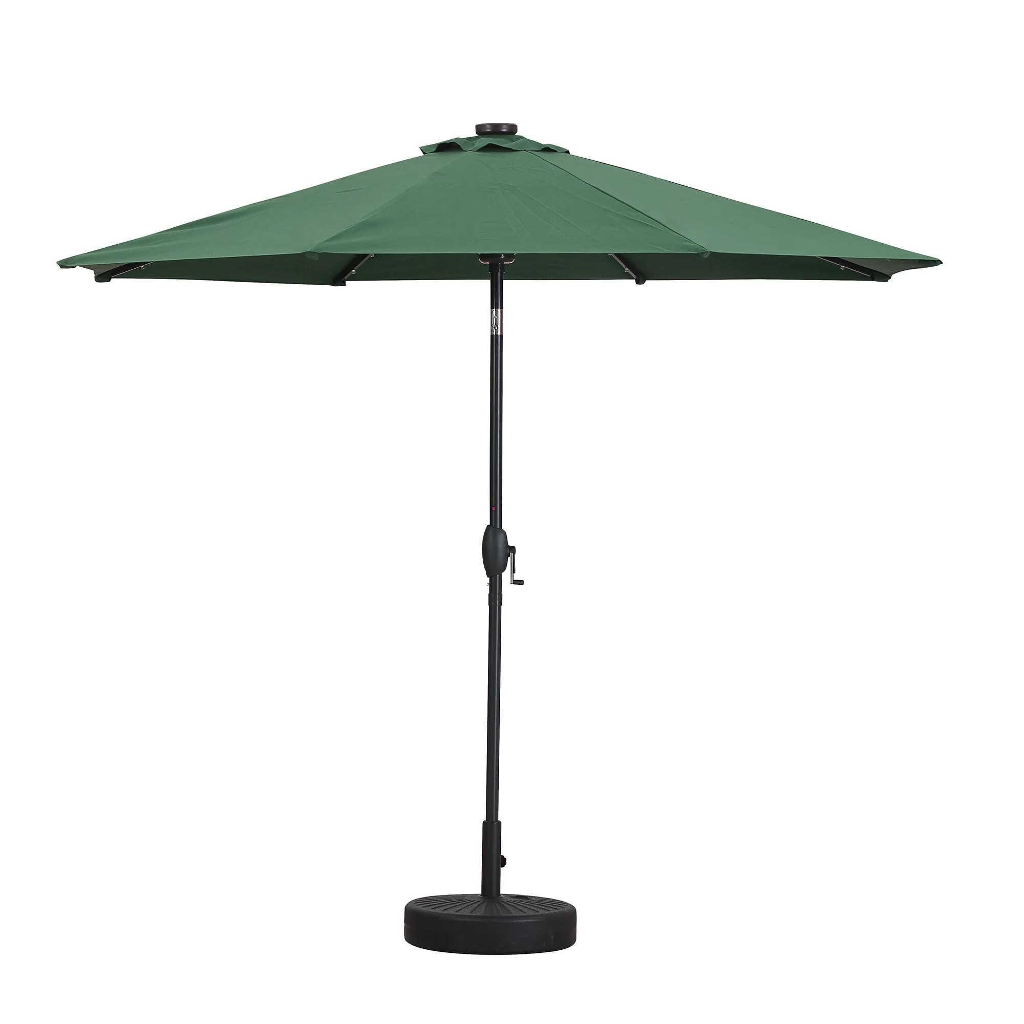 Outdoor Garden Steel Parasol Umbrella Garden Sun Shaded Parasol Patio Umbrella With Bases Parts