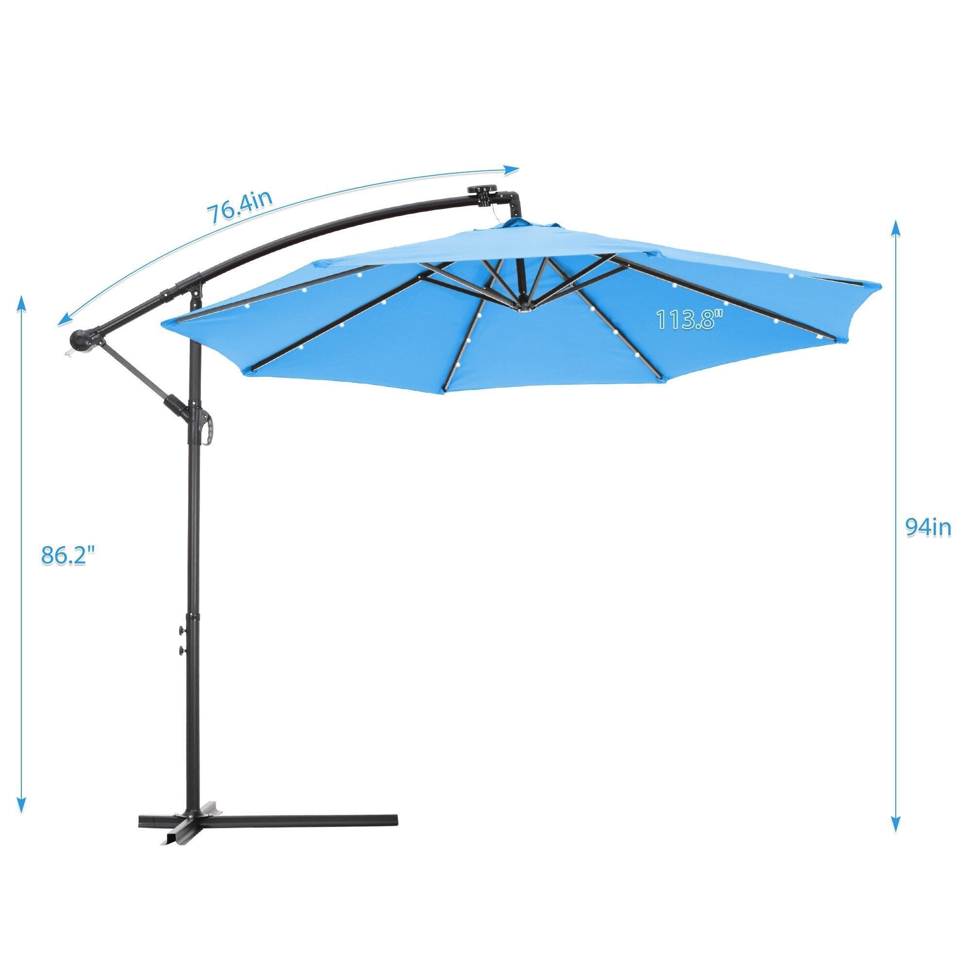 Customized Outdoor Parasol Wedding Cantilever Garden Restaurant Umbrella