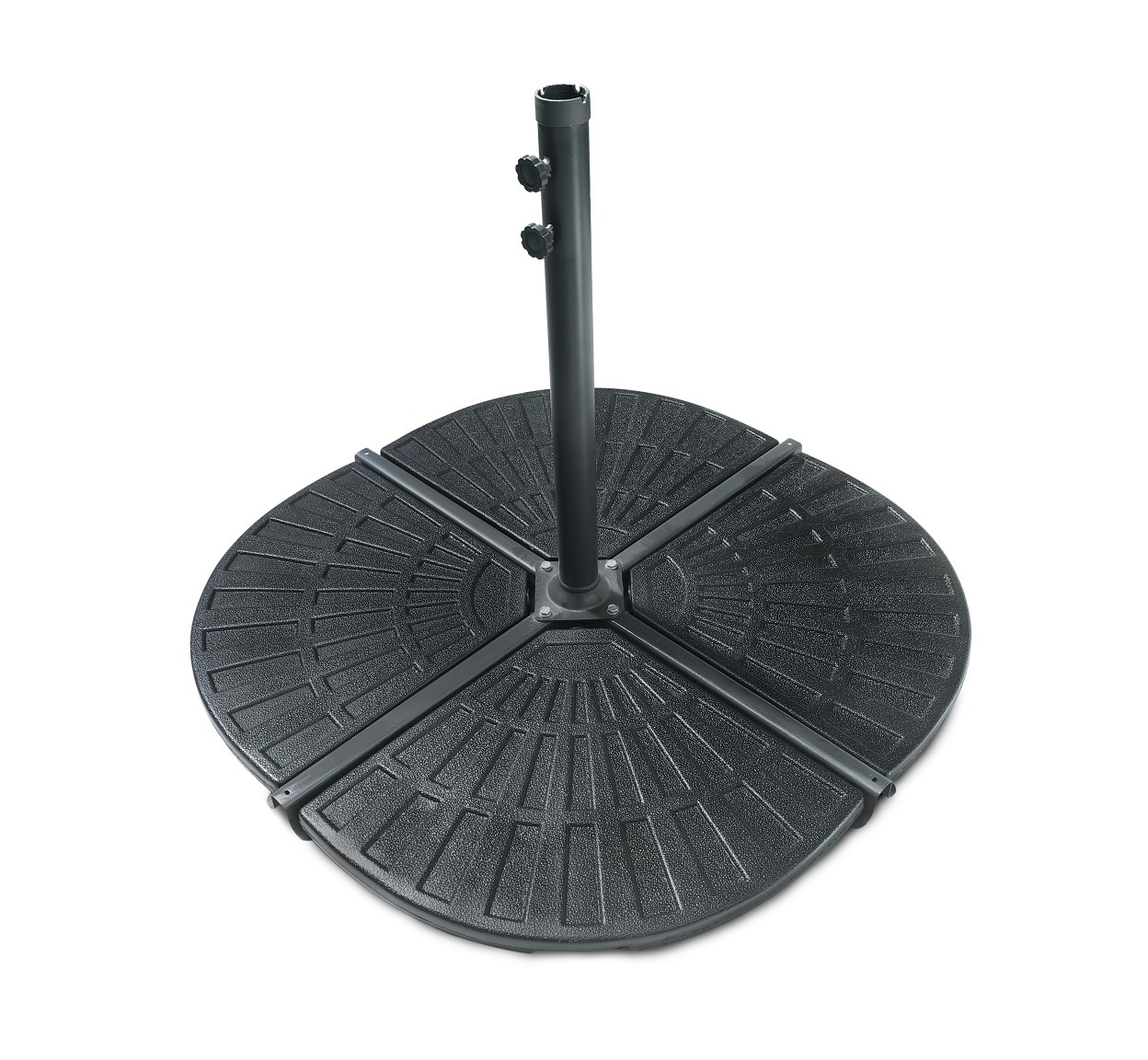 Wholesale High Quality PE cemented 12.5kgs segment outdoor door Umbrella Base for patio parasol