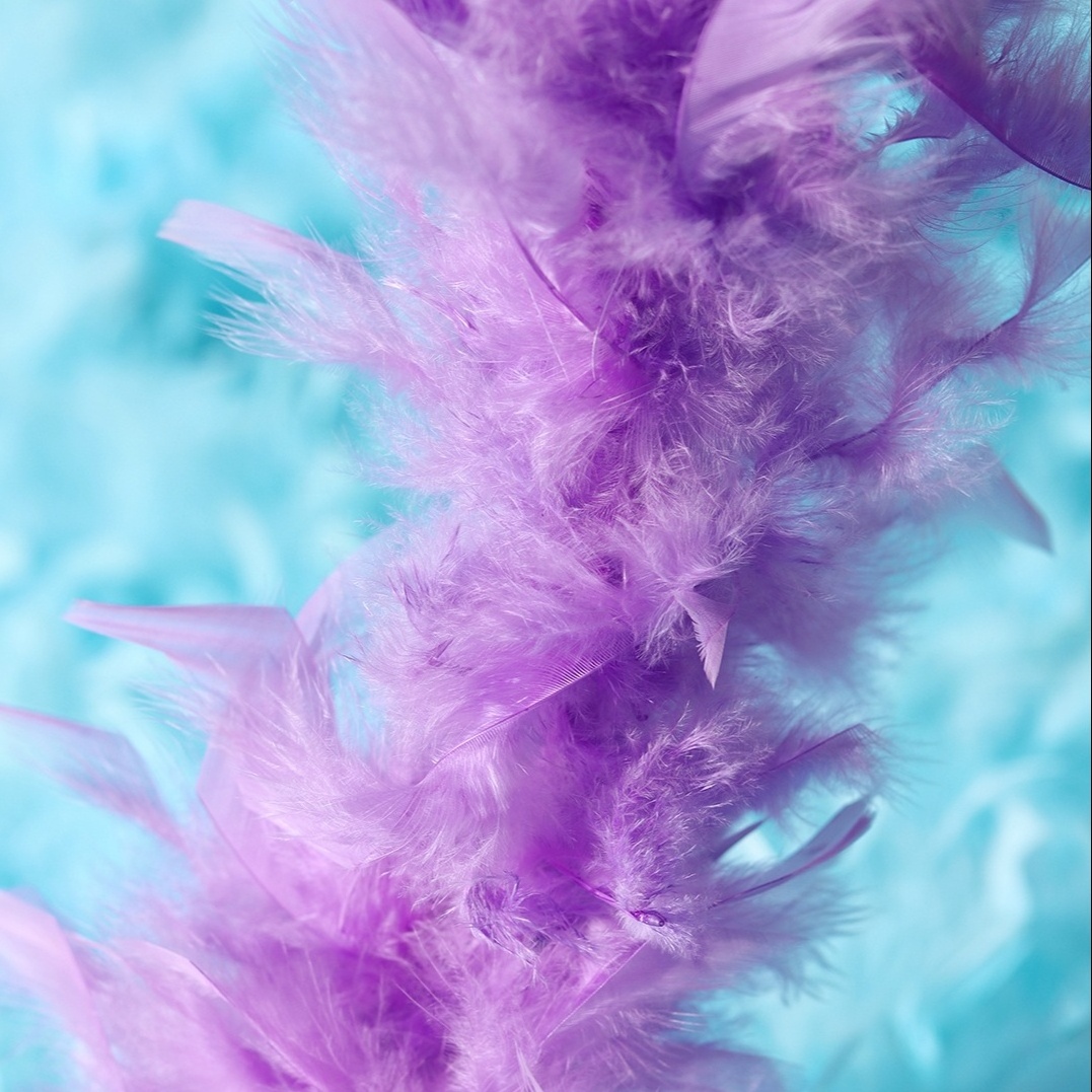 1-10ply Ostrich Feather Boa Trimming Fluffy Boa For Party Festival Dyed Ostrich