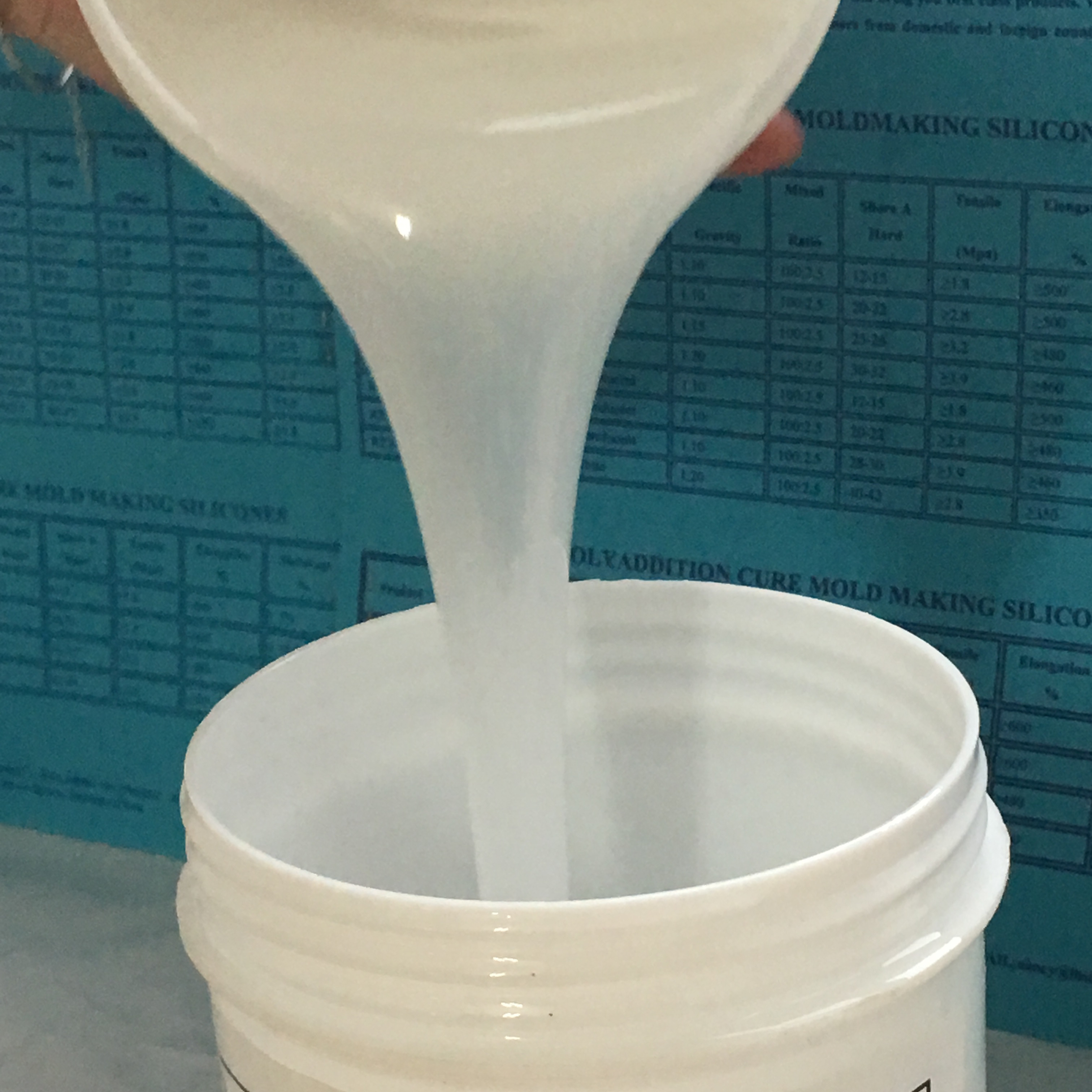 Mold making liquid silicone rubber for concrete stamp