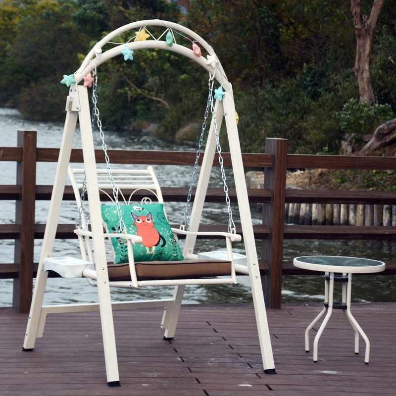 High Quality Swing Garden Chair Canopy Beach Metal Iron Hanging Swing