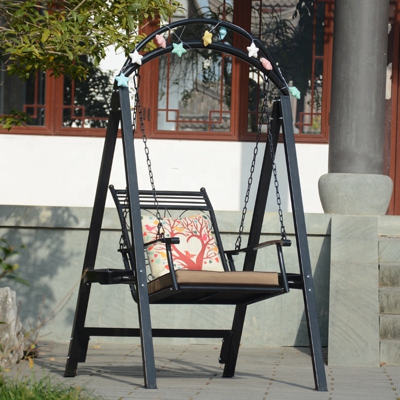 High Quality Swing Garden Chair Canopy Beach Metal Iron Hanging Swing