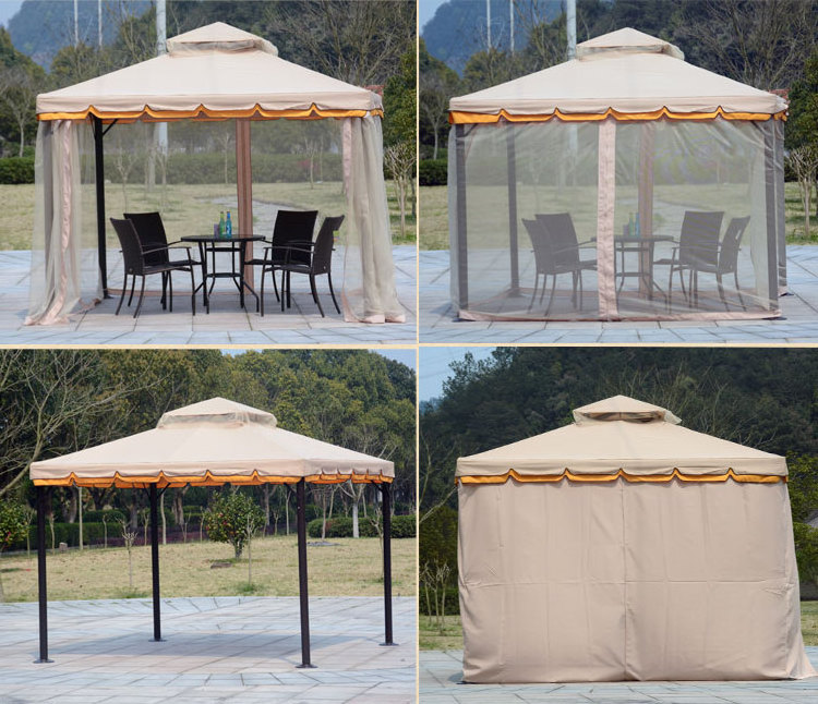 Canopy Pergola Large Patio Outdoor Metal Garden Pavilion Waterproof Gazebo