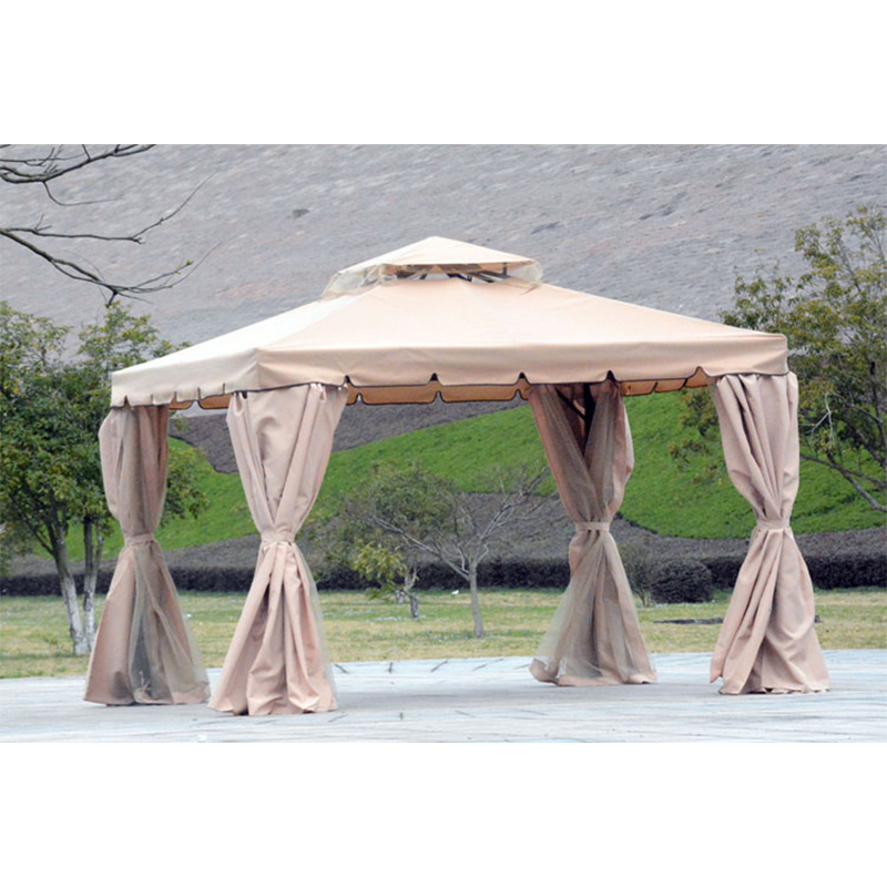 Customizable Outdoor Canopy Pergola Large Patio Garden Pavilion Polycarbonate Roof Waterproof Gazebo