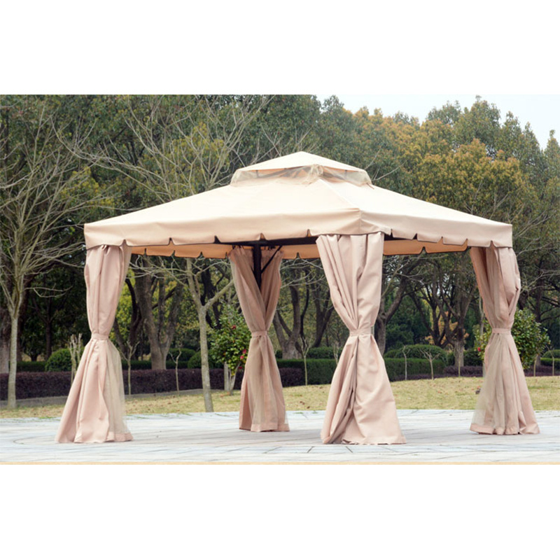 Customizable Outdoor Canopy Pergola Large Patio Garden Pavilion Polycarbonate Roof Waterproof Gazebo