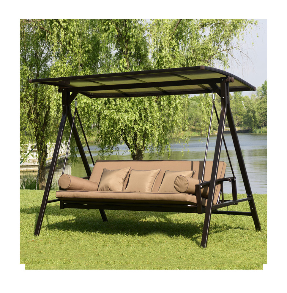 Hight quality villa open-air swing chair comfortable leisure outdoor furniture pool swing bed