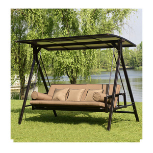 Hight quality villa open-air swing chair comfortable leisure outdoor furniture pool swing bed