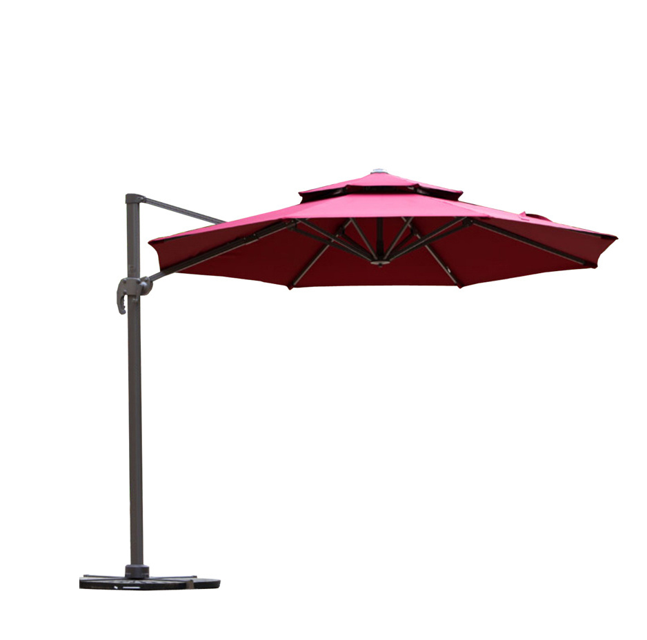 Good Quality Adversting Patio Outdoor Furniture Side Umbrella Modern Pool Beach Tilting Patio Umbrella