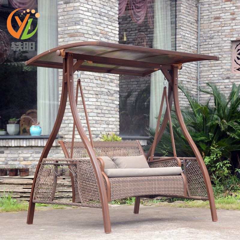 New Outdoor Home Center Garden Hanging Patio Swings OEM Customized Key Style Packing Outdoor Aluminum Alloy Furniture