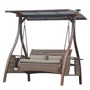 New Outdoor Home Center Garden Hanging Patio Swings OEM Customized Key Style Packing Outdoor Aluminum Alloy Furniture