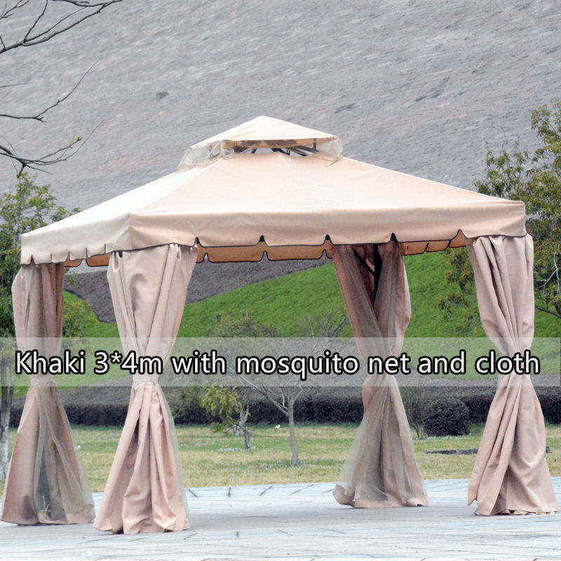 Large Waterproof Pavilion Outdoor Tents Four Corners Gazebo And Mosquito Netting For Sale