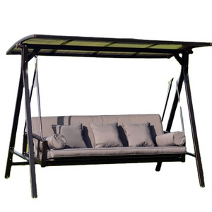 Wholesale modern design outdoor garden gazebo canopy swing bed for adults